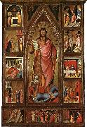 BIONDO, Giovanni del Altarpiece of the Baptist fgf oil